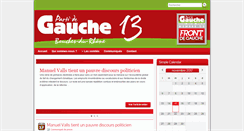 Desktop Screenshot of 13.lepartidegauche.fr